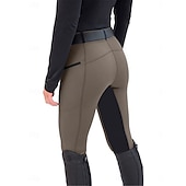 billiga Enkla Leggings-Dam Damasker Mode Träning Fullängd Hög midja Slät Bekväm Mjuk Hög Elasisitet Utomhus Semester Gata Marin Svart Vit Himmelsblå Sommar Vår Smal passform