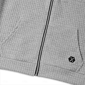 abordables sweats à capuche basiques pour hommes-Homme Sweat à capuche gaufré Sweat à capuche zippé intégral Sweat à capuche tactique Noir Kaki Gris Claire À capuche Uni Fermeture éclair Avec Poches Travail Sport &amp; Loisir Occasionnel Streetwear