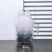 cheap Gifts-Protective Case ForLabubu The Monsters Have a Seat, Display Box Hard Case Accessories Cover with Silicone Strap White