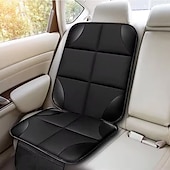 preiswerte Autositzbezüge-1 Stück wasserdichter Autositzschutz, rutschfeste Netztaschen, Sitzbezüge, Leder, verstärkte Ecken, dicke Polsterung auf der Rückseite