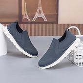 economico Sneakers da uomo-scarpe slip-on da uomo in similpelle beige con inserti in mesh – scarpe comode, leggere e traspiranti per l&#039;uso quotidiano, i viaggi e le attività rilassanti del fine settimana