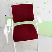 cheap Chair Cover-Waterproof Dining chair Cover For Home Polar Fleece Fabric Chair Cover Stretch Slipcovers Seat Chair Covers