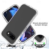 abordables Coques autres téléphones-téléphone Coque Pour Google S25 S25 Ultra S24 Ultra Plus S23 Ultra Pixel 9 Pro Pixel 9 Pro XL Pixel 8 Pro Pixel 8 Pixel 9 Pixel 7 Pro Coque Arrière Transparent Antichoc TPU PC