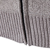 preiswerte Herren Strickjacke-Herren Pullover Strickjacke Kurzer Pullover Gerippt Stricken Normale Oberteile Gestrickt Farbblock Stehkragen Aufwärmen Moderne zeitgenössische Büro Lässig Bekleidung Herbst Winter Schwarz Marineblau