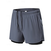 abordables Pantalons de Course &amp; Collants-Homme short avec collants Patchwork Shorts Extérieur Sport &amp; Loisir Occasionnel Respirant Séchage Rapide Léger Tennis Le golf Course Coupe régulière Tenue de sport Tenues de Sport Bloc de Couleur