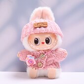 cheap Dolls Accessories-Clothes for 17cm Dolls Fashion Garment Accessories(No Doll) Cute Sweater Suitable for 6.69inch (17cm) Doll Soft Cotton Clothing Replacement