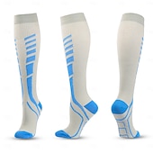 cheap Personal Care &amp; Health-3 Pairs Compression Socks, Multi-Color Outdoor Running High Tube Pressure Socks, Athletic Performance Socks for Cross-Border Sale