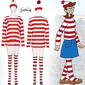 levne Dívčí kostýmy-Kde je Wally Kostým Postavy z pohádek Filmové kostýmy for Dámské Dívčí Děti Dospělé předvečer Všech svatých Výkon Vzdělávací převlékání Školní akce