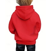 billiga Pojkens 3D-djur-Pojkar 3D Djur Huvtröja Långärmad Vår Höst Mode Streetwear Barn 4-12 år Huva Utomhus Ledigt Dagligen Normal