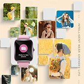 Χαμηλού Κόστους Smartwatch-Έξυπνο ρολόι h13 1,85 ιντσών, έξυπνο ρολόι καρδιακών παλμών και αρτηριακής πίεσης, χαμηλής κατανάλωσης ενέργειας, έξυπνο ρολόι μέτρησης βημάτων για αθλητικές κλήσεις