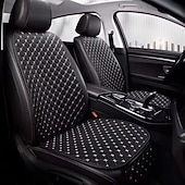 voordelige Autostoelhoezen-1 set leren autostoelhoezen minimalistische zitkussen slijtvast en duurzaam vier seizoenen algemene autostoelen