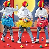 baratos Atividade ao Ar Livre-1 conjunto de jogos de festa vibrantes com 30 bolas de agitação coloridas - ideal para diversão em ambientes internos/externos em natal, aniversários e casamentos &amp;despedidas de solteiro - não requer