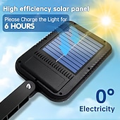 cheap Outdoor Wall Lights-100/200led Solar Street Light IP65 Waterproof Solar Outdoor Motion Sensor Lights Solar Wall Light with Remote for Garden Yard  1PC