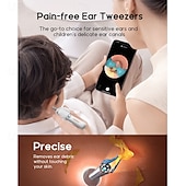 cheap Household Appliances-Bebird Earsight Plus R37R Ear Cleaning Camera Wax Removal Tool kit Flexible Earwax Cleaner Scope Otoscope Cam Light Visual Earpick Tweezers Wireless Ear-Wax Remover for Adults &amp; Kids