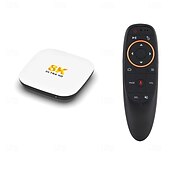 abordables Cajas de TV-Decodificador de TV inteligente Android 14 H96 Max M2 Plus, Rockchip RK3528, LAN de 1000 Mbps, WiFi 6, Bluetooth 5.4, resolución 8K, 4K, Bluetooth, control remoto con giroscopio de voz y reproductor