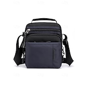 olcso Férfitáskák-férfi vízálló nejlon crossbody messenger táska – könnyű, többzsebes válltáska utazáshoz, munkába vagy hétköznapi használatra