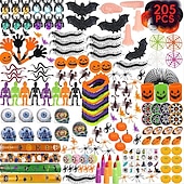 billiga Halloweenmask och rekvisita-Halloween mochi squishy leksaker med presentask mini kawaii mochi squishy leksak stresslindrande ångestpaket för barn festgåvor halloween miniatyrer halloween godispåsar presenter