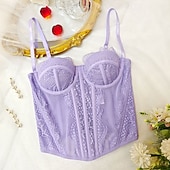 olcso fűző-Retró Középkori Reneszánsz Fűző Prsluk Bustier Jelmez Női Kelta Fantasy Mindszentek napja Farsang Parti Alkalmi / Napi LARP Felnőttek Fűző
