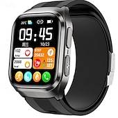 preiswerte Smartwatch-Luftpumpe Airbag-Typ genaue Blutdruckmessung EKG Elektrokardiogramm Temperaturüberwachung Schrittzähler kompatibel Bluetooth-Anruf mit Android iOS Frauen Männer lange Standby