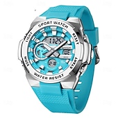 abordables Relojes digitales-SANDA Hombre Reloj Digital Al Aire Libre Deportes Táctico Reloj de Muñeca Luminoso Cronómetro Despertador Calendario Silicona Reloj