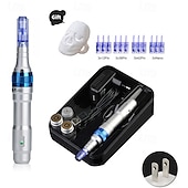 cheap Skin Care Tools-Wireless Dr Pen Ultima A6 Electric Derma Stamp Rechargeble Dermapen Microneedling For Skin Care Semi Permanent Tattoo Salon Beauty Device