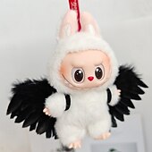 preiswerte Puppenbekleidungs- und Zubehörsets-Kleidungsset für 17cm Puppen ForLabubu Modekleidung Zubehör Outfit geeignet für 6,69 Zoll (17cm) Puppe weiche Baumwollkleidung Ersatz keine Puppe NUR Kleidung