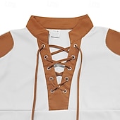 tanie Koszulka z dzianiny waflowej-Męskie Bluza Waffle Czarny Biały Niebieski Khaki Jasnoszary Stójka Równina Ściągana na sznurek Sport i turystyka Codzienny Święto Moda miejska Nowoczesne Odzież sportowa Wiosna i jesień Odzież Bluzy