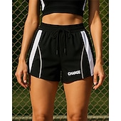 abordables Pantalones cortos de correr-Mujer Pantalones Cortos Running Pantalones cortos al aire libre Cintura elástica Bermudas Deporte Casual Ligero Transpirable Corriendo Ajuste regular Ropa de deporte Ropa de Deporte Bloque de color