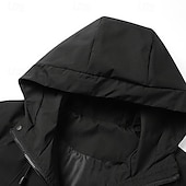 preiswerte Wasserdichte Jacken-Herren Windjacke Wanderjacke Regenmantel Außen Wasserdicht Winddicht Wanderoutfits Wanderbekleidung Frühling Herbst Oberteil Camping / Wandern / Höhlenforschung Laufen Schwarz Purpur Grün