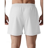 baratos Shorts de moletom-Homens calções atléticos Shorts rasgados Shorts de moletom Calção Shorts de verão Bolsos Cintura elástica Com Cordão Tecido Conforto Respirável Curto Ao ar livre Esportes Clássico Casual Preto Branco