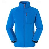 abordables Softshell, polares y chaquetas de montaña-Hombre Chaqueta para senderismo Chaqueta de lana para senderismo Invierno Al aire libre Térmico Grueso Invierno Chaquetas de Lana / Vellones Negro Rojo Azul Marino Oscuro Azul Real Gris