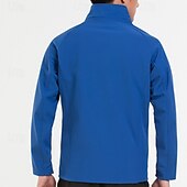 abordables Softshell, polares y chaquetas de montaña-Hombre Chaqueta para senderismo Chaqueta de lana para senderismo Invierno Al aire libre Térmico Grueso Invierno Chaquetas de Lana / Vellones Negro Rojo Azul Marino Oscuro Azul Real Gris