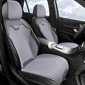 cheap Car Seat Covers-High-End Comfortable Car Seat Cover  Universal Type Compatible with Airbags Suitable for Sedans Trucks Vans SUVs All Season Universal Combination Set Black and Gray and White