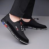cheap Casual-Men&#039;s Premium White and Black Faux Leather Lace-Up Sneakers with Vibrant Color Accents for Sports and Leisure