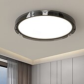 economico Lampade da soffitto con dimmer-Lampada da soffitto a LED minimalista ultrasottile, protezione degli occhi interamente in rame per camera da letto/corridoio