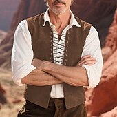 preiswerte Herrenweste-Herren Weste aus Wildlederimitat Weste Gilet Outdoor Täglich Vintage Frühling Herbst Schnürung Polyester Bequem Einfach V Ausschnitt Normale Passform Dunkelbraun Schwarz Wein Marineblau Weste