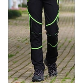 baratos Calças e Calções-Homens Calças de Trilha calças de caminhada Retalhos Ao ar livre Normal Prova-de-Água Secagem Rápida Leve Elástico Calças Cintura elástica Bolso Com Zíper Preto Verde Tropa Corrida Campismo