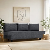 preiswerte Sofabezug-Sofabezug passend für Älvdalen-Sofa, einfarbig, gesteppte Polyester-Schonbezüge