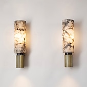 billiga Vägglampor för inomhusbelysning-LED-vägglampa i marmor, modern väggmonterad LED-vägglampa för inomhusbruk, vägglampor för sovrum/vardagsrum
