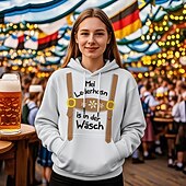 levne Mikiny s kapucí-Pivo Oktoberfest Kapuce Tisk Přední kapsa Grafika Pro Dámské Dospělé Karneval Pivo Oktoberfest Horká ražba Dovolená Párty