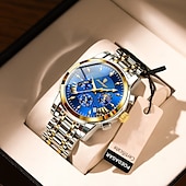 preiswerte Quarz-Uhren-813 männer multifunktionale neue uhr männer nacht licht uhr wasserdicht mode quarz herren uhr