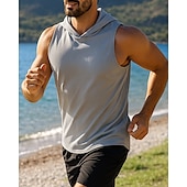 economico T-shirt e Canottiere da Corsa-Per uomo Canotta da corsa Canotta da palestra Senza Maniche Top Traspirante Asciugatura Rapida Leggero Allenamento in Palestra Tennis Golf abbigliamento sportivo Abbigliamento sportivo Tinta unita