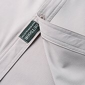 preiswerte Oberteile-Herren Wanderhemd Wanderspitze Cargo-Shirt Kurzarm Umlegekragen Oberteil Außen Schnelltrocknend Leicht Atmungsaktiv Polyester Schwarz Armeegrün Blau Tennis Golfspiel Laufen