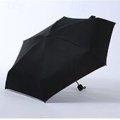 baratos Chapéus de Chuva-guarda-chuva de viagem compacto, estrutura de 5 camadas à prova de vento, guarda-chuva dobrável leve de secagem rápida com caixa de presente, proteção portátil para todas as condições climáticas, cabe