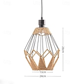 voordelige Eilandlichten-rotan lampenkap geweven hanglampkap geweven verlichting kroonluchter lampenkap plafond hangende lamp armatuur