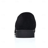 abordables Mocasines-Zapatos sin cordones de ante azul marino para hombre con detalles tachonados y detalles dorados: zapatos sin cordones de lujo para fiestas nocturnas, bodas y reuniones formales.