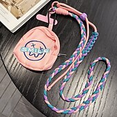 お買い得  携帯電話用ストラップとリストストラップ-ドーパミンカラーマッチングユニセックス携帯電話吊り下げロープ調節可能なクロスボディポータブルペンダント収納バッグ多機能紛失防止吊り下げチェーン