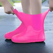 abordables Activité de Plein Air-3 paires de bottes d&#039;extérieur imperméables en latex, couvre-chaussures imperméables réutilisables. Une variété de couleurs au choix, durables