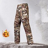 preiswerte Unterteile-Herren Cargohosen Wanderhosen Fleecehosen Tarnung Außen Normale Passform Wasserdicht Winddicht Schnelltrocknend Leicht Hosen Tasche Elastischer Bund Gelb Braun Camping / Wandern Golfspiel Laufen S M