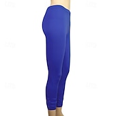 olcso Sima leggings-Női Nadrágok Leggingek Utcai sikk Alkalmi Teljes hossz Természetes Sima Rugalmas derék kellemes Szabadtéri Kényelmes Szabadtéri Sportruházat Szabadság Bíborvörös Stétszürke Kék tó Bor Ősz Normál